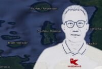 Latar peta Makean Kayoa dan sekitarnya/Asmar Hi.Daud || Dok : kasedata.id