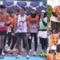 Peserta fun run di festival olahraga/penyerahan hadiah kepada peserta dari Wali Kota M Tauhid Solema dan Wakil Wali Kota Ternate Nasri Abubakar || Foto : Edo  huka