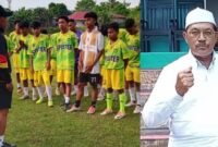 Ikram Selang saat memberi arahan kepada anak didiknya dalam sisi latihan tim SPISTER/Kepala Sekolah Abdullah Pelupessy || Dok : Haerun_kasedata