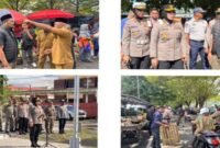 Penertiban pedagang di kawasan pasar gamalama yang dipantau langsung Wakil Wali Kota Ternate, Nasri Abubakar, dan Kapolres AKBP Anita Ratna Yulianto, pada Senin kemarin || dok : istimewa