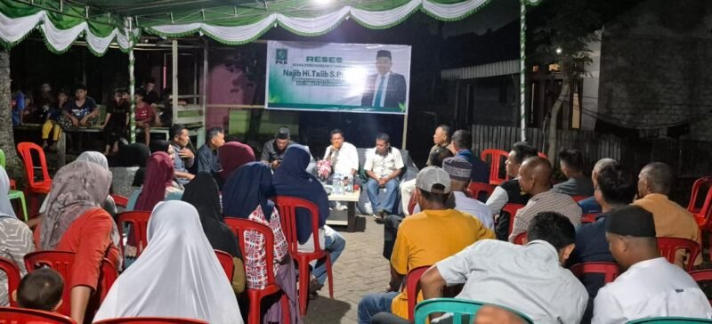 Reses anggota DPRD Ternate, Najib Hi. Talib di RT/RW 013/06, Kelurahan Kalumata.