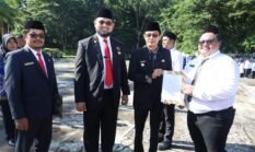 Bupati dan Wakil Bupati Halsel Serahkan SK CPNS Formasi Tahun 2024