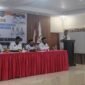 Suasana jalannya Musyawarah Cabang (Muscab) ke-III, Asosiasi Pemerintah Desa Seluruh Indonesia (Apdesi) Kabupaten Halmahera Selatan.
