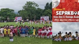 Pembukaan turnamen sepak bola usia dini dan remaja kelompok usia 9 tahun, U-11, U-12, U-13, U-15, dan U-17, dengan jumlah 1.863 peserta.