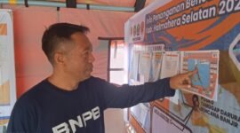 Kepala BPBD Kabupaten Halsel, Aswin Adam.