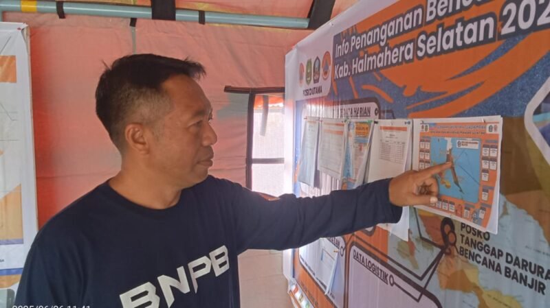 Kepala BPBD Kabupaten Halsel, Aswin Adam.