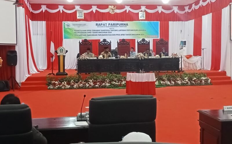 Rapat paripurna ke-27 masa persidangan II dengan agenda, Penyampaian Rancangan Perubahan KUA dan PPAS APBD Tahun Anggaran 2025.