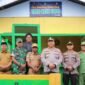Kapolres Kepulauan Sula dan jajaran usai meresmikan Poskamling.