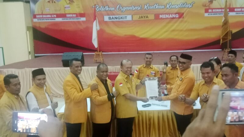 Prosesi Musda ke-5 DPD Partai Hanura Maluku Utara || Foto : kasedata