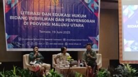 Lembaga Sensor Film menggelar sosialisasi Literasi dan Edukasi Hukum Bidang Perfilman dan Penyensoran.