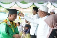 Prosesi wisuda Tahfidz dan Baca Tulis Al-Qur’an SD se-Kota Ternate || Foto : istimewa