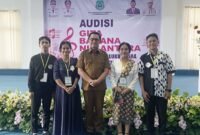 Kadikbud Malut, Abubakar Abdullah bersama 4 peserta pemenang audisi Gita Bahana Nusantara (GBN) Tahun 2025 tingkat Provinsi Maluku Utara.