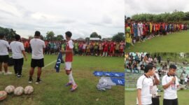 Proses seleksi EPA Malut United U-16 di Lapangan Saena, Kelurahan Sango, Kota Ternate || dok : kasedata