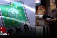 Bendera Partai Kebangkitan Bangsa/Ketua Fraksi PKB DPRD Maluku Utara, Muhajirin Bailusy || dok : kasedata