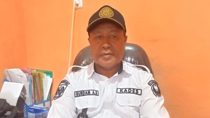 Kepala Desa Kampung Makean, Gurdam Abusama. || Doc : Idal_kasedata.id