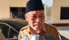 Wakil Gubernur Maluku Utara, Sarbin Sehe, diwawancarai awak media, Senin (21/7/2025). || Doc : IL_kasedata.id