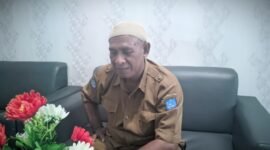 Kepala sekolah SMP Muhammadiyah Ternate, Taib Zen || Foto : sukarsi_kasedata