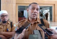 Direktur RSJ Sofifi, dr. Yazzit Mahri, usai menghadiri rapat di kantor Gubernur Maluku Utara, Senin (21/7/2025). || Doc : IL_kasedata.id