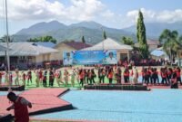 Suasana kegiatan hari anak nasional yang digelar siswa SMA Negeri 2 Kota Ternate || Foto : sukarsi_kasedata