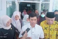 Wamenkes  Dante Saksono Harbuwono, diwawancarai saat melakukan kunjungan kerja ke RSUD CB Ternate || Foto : sukarsi_kasedata