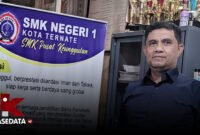 Kepala SMK Negeri 1 Ternate, Ma’ruf A. Kahar || Foto : Sukarsi_kasedata