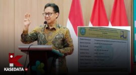 Menteri Kesehatan Budi Gunadi Sadikin/Papan proyek pembangunan RSUD Sanana || Dok : Karno_kasedata 