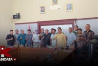 Usai agenda RDP bersama Aliansi Pemuda Desa Kabau Pantai,  serta perwakilan masyarakat Desa Wailoba || Foto : karno_kasedata