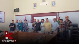 Usai agenda RDP bersama Aliansi Pemuda Desa Kabau Pantai,  serta perwakilan masyarakat Desa Wailoba || Foto : karno_kasedata