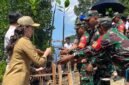 Gubernur Maluku Utara, Sherly Tjoanda saat menghadiri aksi penanaman sejuta pohon mangrove.