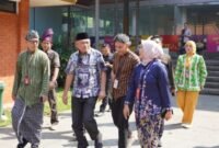 Kunjungan kerja Wakil Gubernur Maluku Utara, Sarbin Sehe didampingi Direktur Operasional TMII, I Putu Gusti Ngurah Sedana.