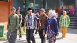 Kunjungan kerja Wakil Gubernur Maluku Utara, Sarbin Sehe didampingi Direktur Operasional TMII, I Putu Gusti Ngurah Sedana.