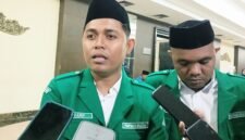 Ketua PW GP Ansor Maluku Utara, Syarif Abdullah didampingi Sekretaris Yuhlif Assagaf. || dok : Sukarsi
