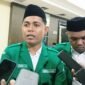Ketua PW GP Ansor Maluku Utara, Syarif Abdullah didampingi Sekretaris Yuhlif Assagaf. || dok : Sukarsi