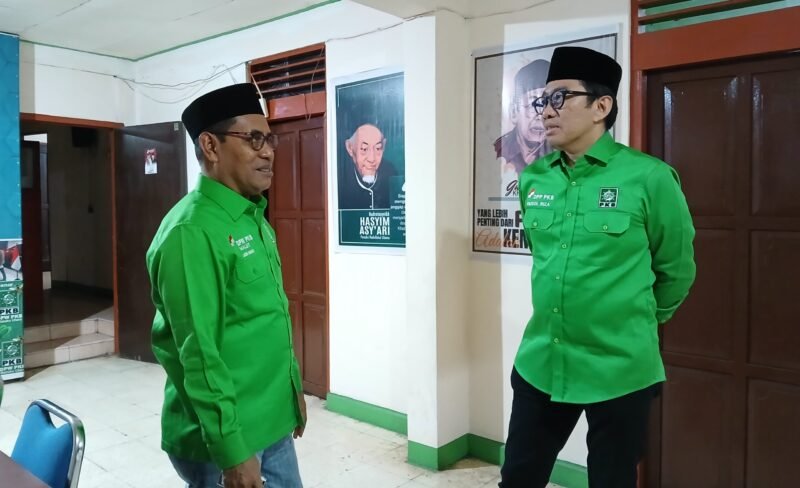 Ketua DPW PKB Malut Jasri Usman bersama Waketum DPP PKB H. Faisol Riza. || dok : Ilham/KASEDATA.ID