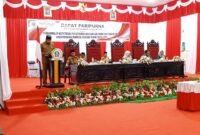 Pidato Bupati Halsel dalam rapat paripurna pengesahan RPJMD 2025-2029 || Foto : Ridal_kasedata