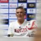 Pelatih kepala Malut United FC, Hendri Susilo, dalam konferensi pers  jelang laga kontra Dewa United || Foto : MU_kasedata