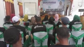 Bupati Kepulauan Sula Fifian Adeningsi Mus dalam sambutannya yang diwakili Asisten III Bidang Administrasi, Abdi Umagapi. || dok : Karno/Kasedata