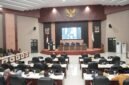 Pidato Wali Kota Ternate dalam rapat paripurna dengan dua agenda yakni Penandatanganan Nota Kesepakatan KUA-PPAS APBD Tahun 2026 serta penyampaian rancangan Perubahan APBD 2025 || Foto : Ewin_kasedata