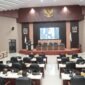 Pidato Wali Kota Ternate dalam rapat paripurna dengan dua agenda yakni Penandatanganan Nota Kesepakatan KUA-PPAS APBD Tahun 2026 serta penyampaian rancangan Perubahan APBD 2025 || Foto : Ewin_kasedata