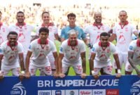 Line Up Malut United saat menghadapi Persija Jakarta. || dok : KASEDATA.ID