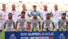 Line Up Malut United saat menghadapi Persija Jakarta. || dok : KASEDATA.ID