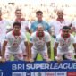 Line Up Malut United saat menghadapi Persija Jakarta. || dok : KASEDATA.ID