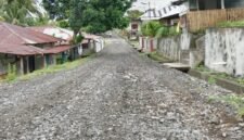 Proyek jalan di Pulau Makeang || dok : ridal_kasedata