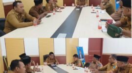 Rapat bersama ketua panitia HUT Kemerdekaan bersama Camat se-Kota Ternate || dok : kasedata.id
