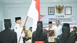Pembukaan Diklat Calon Paskibraka Kota Ternate dan Pelantikan DPPI Kota Ternate masa bakti 2025–2029 || Foto : Edo huka_kasedata