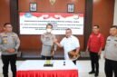 Proesei Perjanjian Kerja Sama antara Polda Malut dan PT Malut Maju Sejahtera, Jumat (8/8/2025) || Foto : like_kasedata