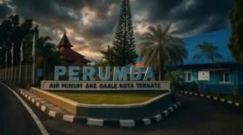 Kantor Perumda Ake Gaale Kota Ternate || Foto : istimewa