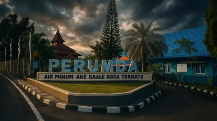 Kantor Perumda Ake Gaale Kota Ternate || Foto : istimewa
