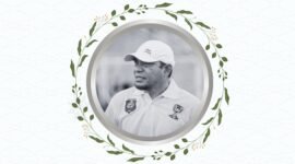 Flayer turut berduka cita dari Askot PSSI Ternate untuk almarhum Muhdin Taha