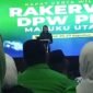 Gubernur Maluku Utara Sherly Tjoanda Laos, saat memberikan sambutan dalam kegiatan Rakerwil PKB Malut || Foto : sukarsi_kasedata